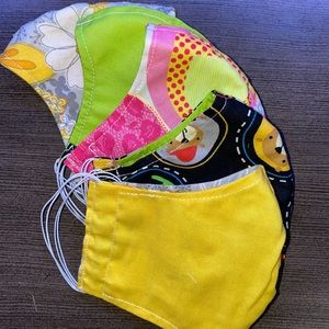 2 Kids double layered face mask